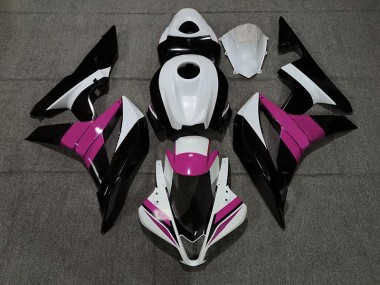 Nero Bianco & Rosa 2007-2008 Honda CBR600RR Carene Moto