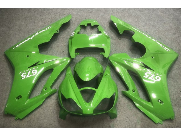 Verde Vibrante 2006-2008 Triumph Daytona 675 Carene Moto